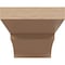 Ekena Millwork 6"W x 12"D x 6"H Wide Monterey Rough Cedar Woodgrain TimberThane Corbel, Primed Tan CORUR06X12X06MONRCPR - alternate 5